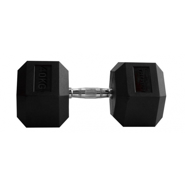 HANTEL THORN FIT HEX RUBBER DUMBBELL 40,0KG